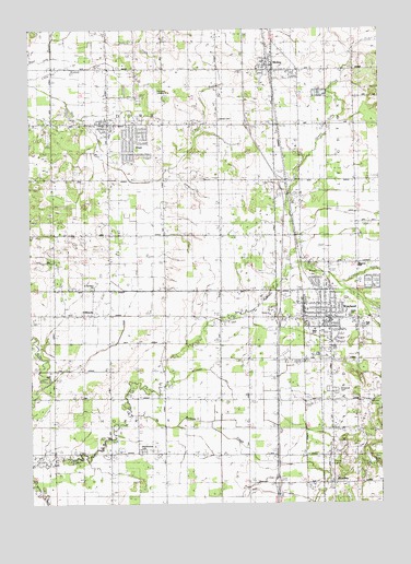Wayland, MI USGS Topographic Map