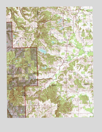 Waymansville, IN USGS Topographic Map