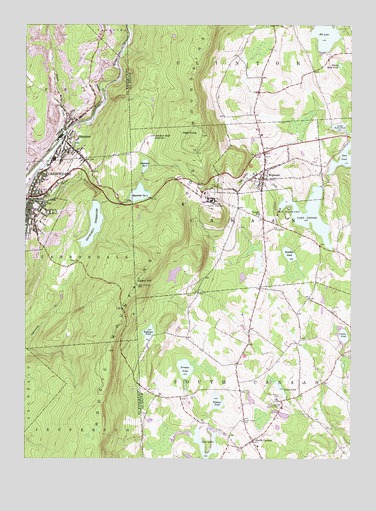 Waymart, PA USGS Topographic Map