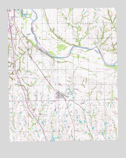 Wayne, OK USGS Topographic Map