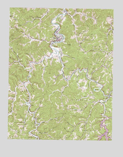Wayne, WV USGS Topographic Map