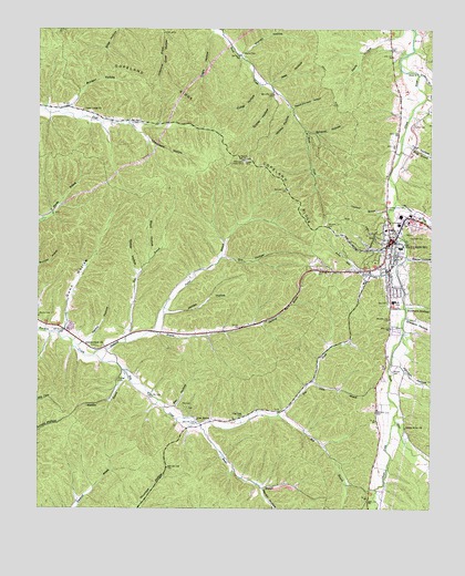 Waynesboro, TN USGS Topographic Map