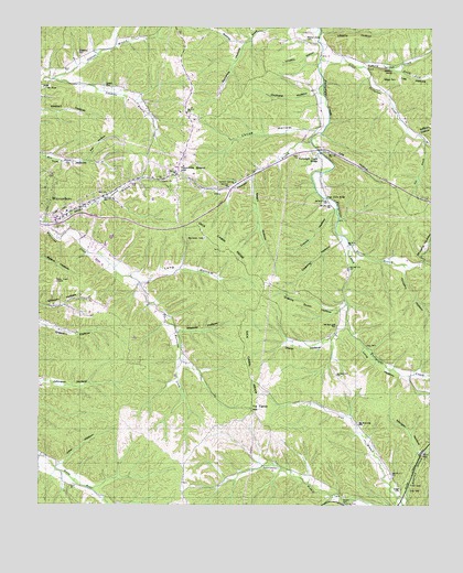 Waynesboro East, TN USGS Topographic Map