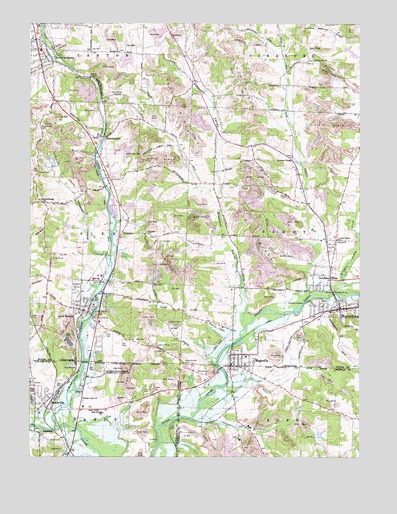 Waynesburg, OH USGS Topographic Map