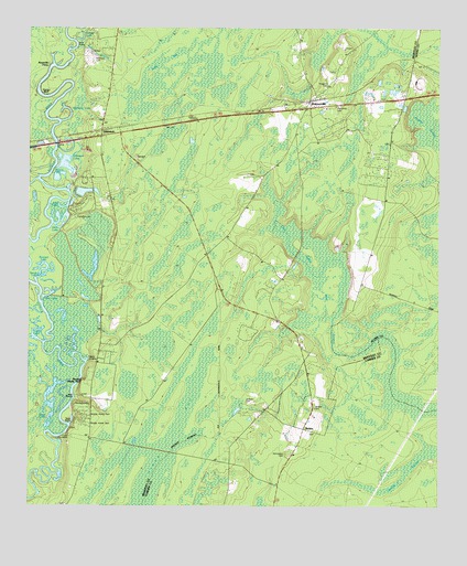 Waynesville, GA USGS Topographic Map