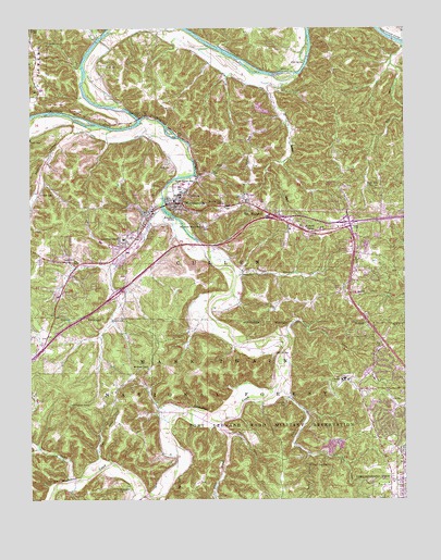 Waynesville, MO USGS Topographic Map