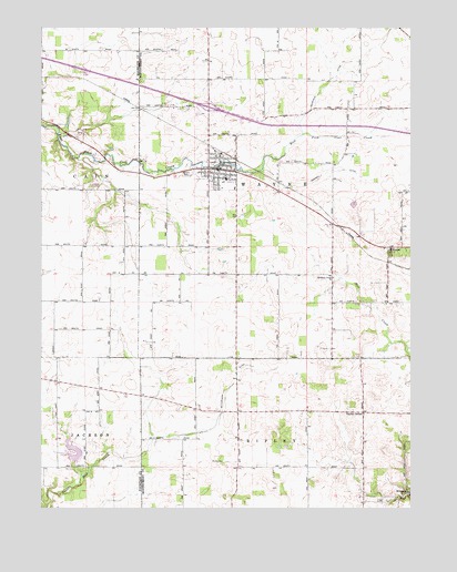 Waynetown, IN USGS Topographic Map
