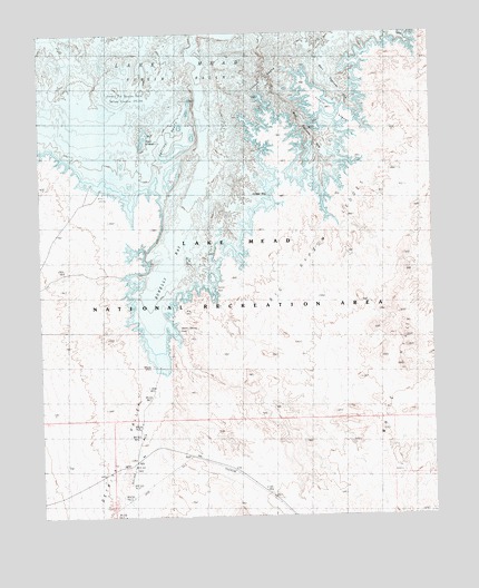 Bonelli Bay, AZ USGS Topographic Map