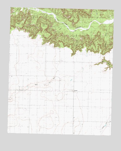 Wayside, TX USGS Topographic Map
