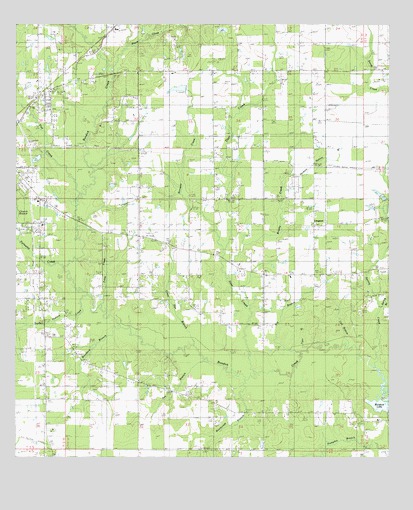 Boneset Creek, LA USGS Topographic Map