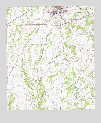 Weatherford South, TX USGS Topographic Map