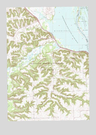 Weaver, MN USGS Topographic Map