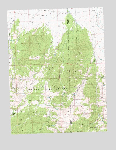 Weaver Canyon, NV USGS Topographic Map