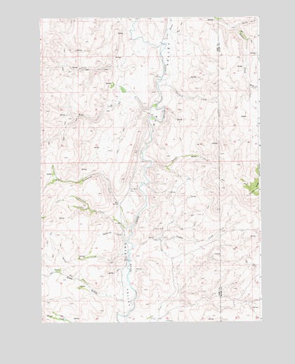 Webb Creek, ID USGS Topographic Map