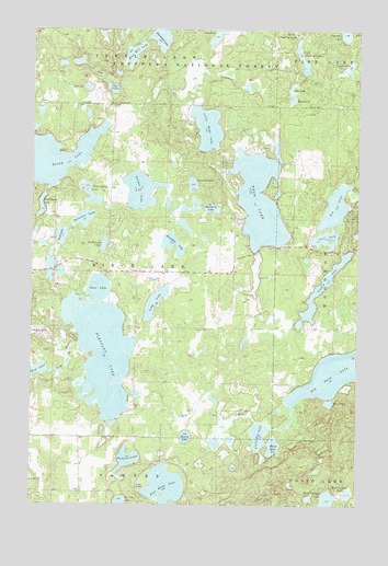 Webb Lake, MN USGS Topographic Map