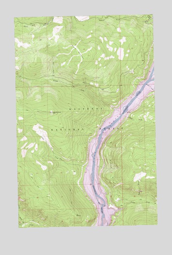 Webb Mountain, MT USGS Topographic Map