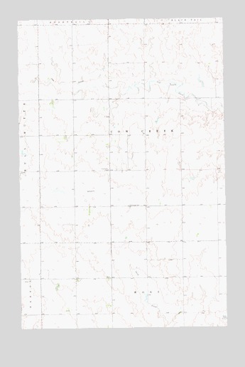 Bonetraill SE, ND USGS Topographic Map