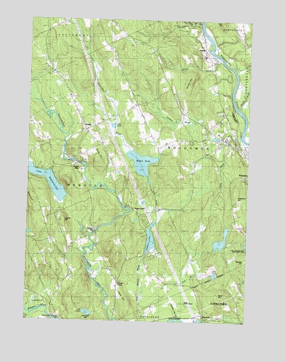 Webster, NH USGS Topographic Map
