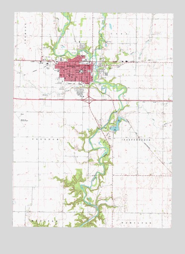 Webster City, IA USGS Topographic Map