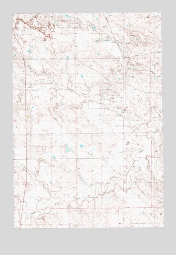 Webster NW, MT USGS Topographic Map