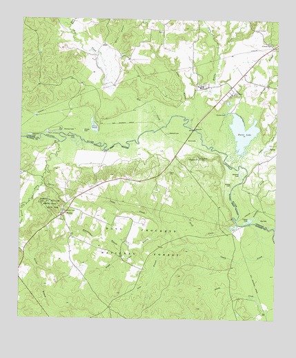 Weches, TX USGS Topographic Map
