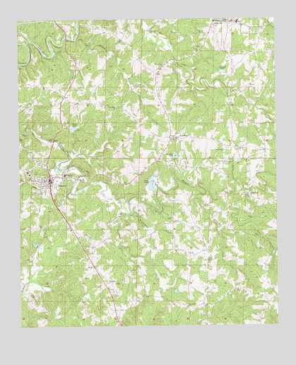 Wedowee, AL USGS Topographic Map