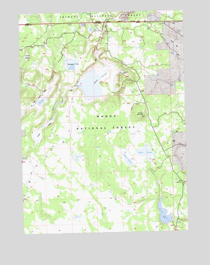 Weed Valley, CA USGS Topographic Map