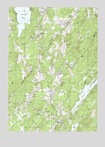 Weeks Mills, ME USGS Topographic Map