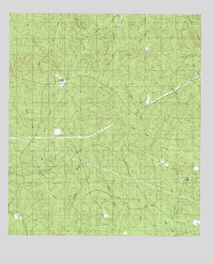 Weeks Settlement, TX USGS Topographic Map