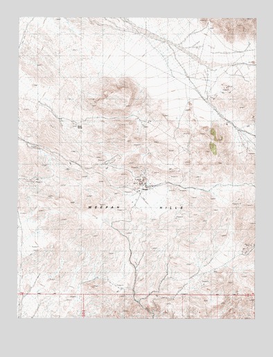 Weepah, NV USGS Topographic Map