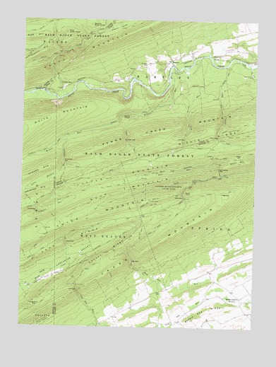 Weikert, PA USGS Topographic Map