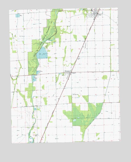 Weiner, AR USGS Topographic Map