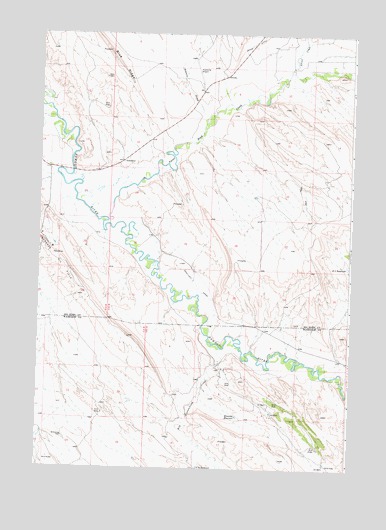 Weintz Draw, WY USGS Topographic Map
