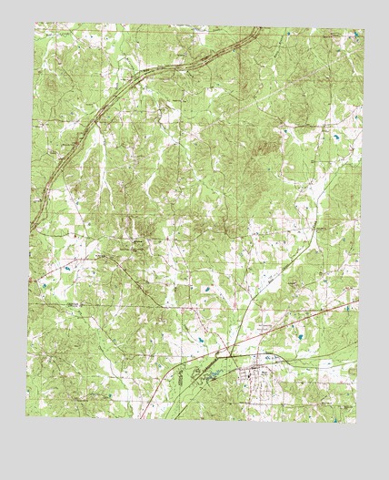 Weir, MS USGS Topographic Map
