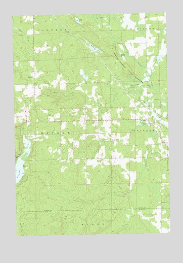 Weirgor, WI USGS Topographic Map