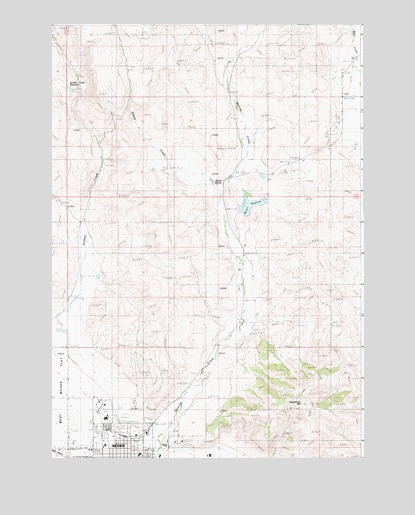 Weiser North, ID USGS Topographic Map