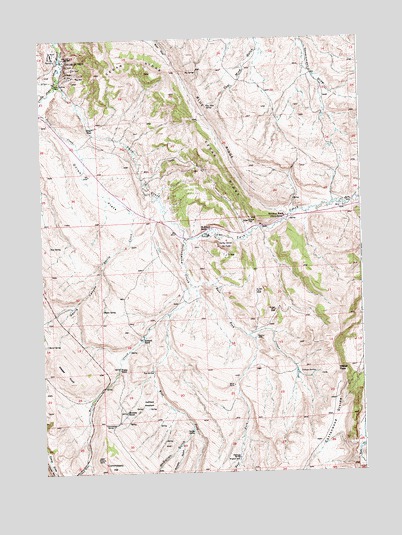 Weiser Pass, WY USGS Topographic Map