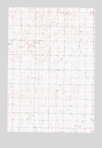 Weisser Dam East, ND USGS Topographic Map