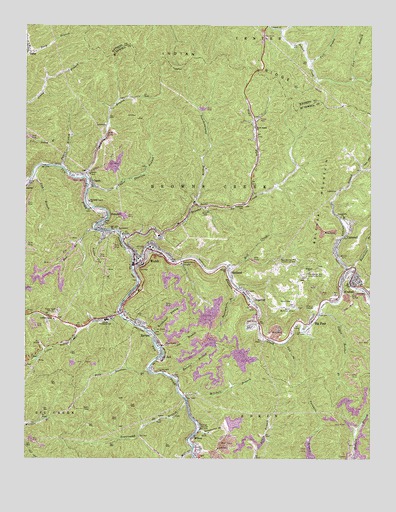 Welch, WV USGS Topographic Map