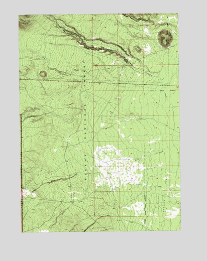Welch Butte, OR USGS Topographic Map