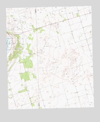 Welch SW, TX USGS Topographic Map