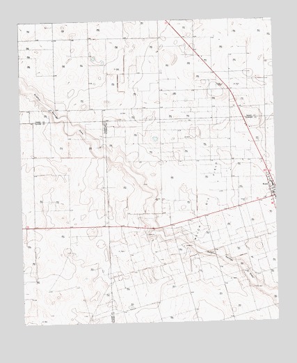 Welch West, TX USGS Topographic Map