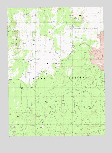 Bonita Butte, CA USGS Topographic Map