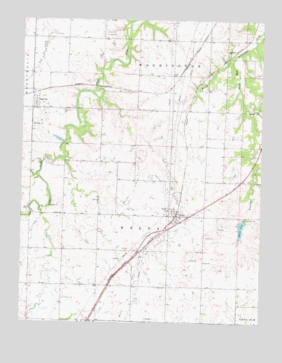 Welda, KS USGS Topographic Map