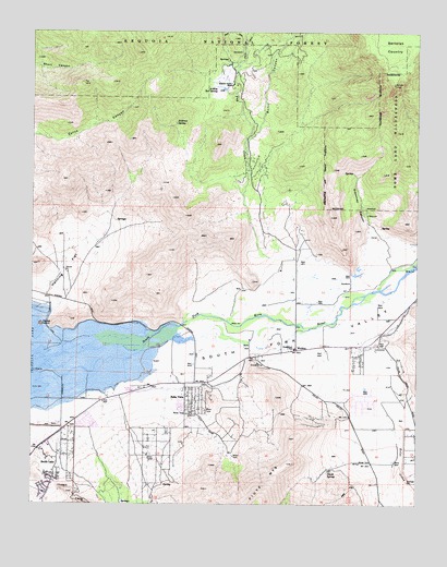 Weldon, CA USGS Topographic Map