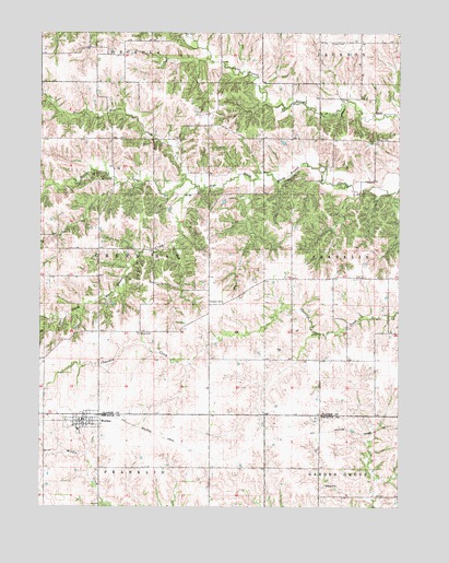 Weldon, IA USGS Topographic Map