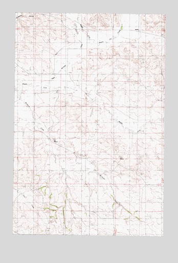 Weldon, MT USGS Topographic Map