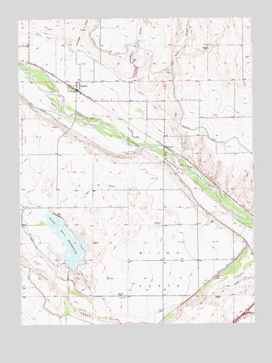 Weldona, CO USGS Topographic Map