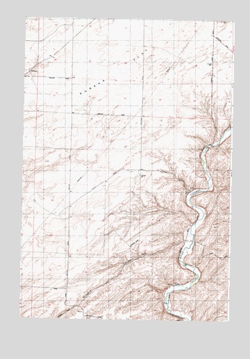Welland, WA USGS Topographic Map