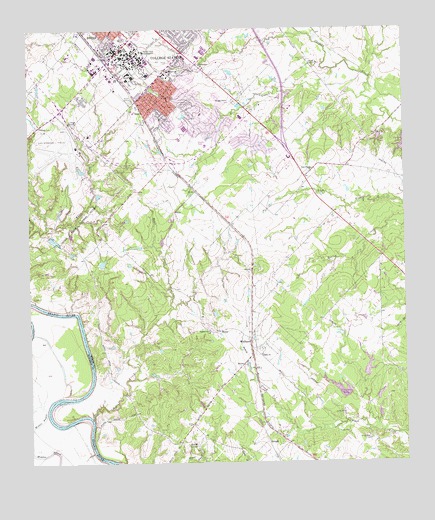 Wellborn, TX USGS Topographic Map